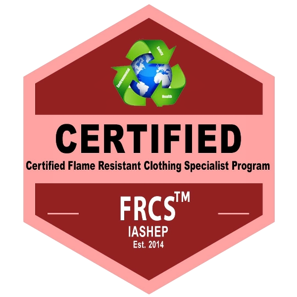 Certified Flame Resistant Clothing Specialist Program (CFRCS) Badge