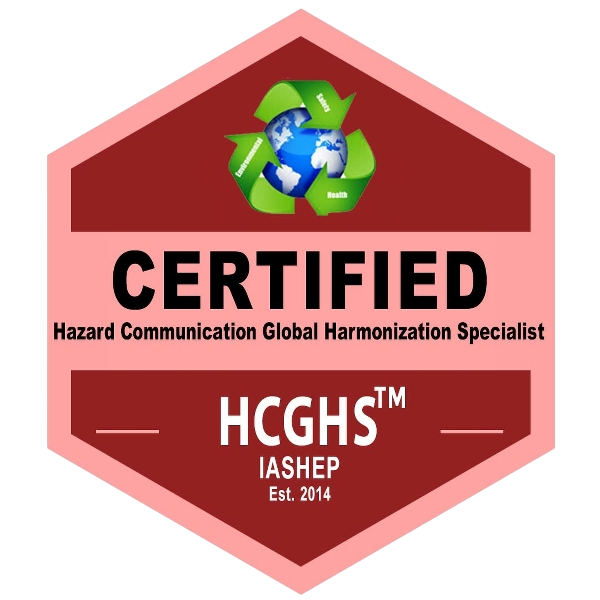 Certified Hazard Communication / Global Harmonization Specialist (HCGHS) Badge