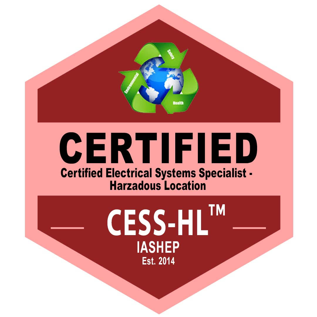 Certified Electrical Systems Specialist (Hazardous Location) Badge