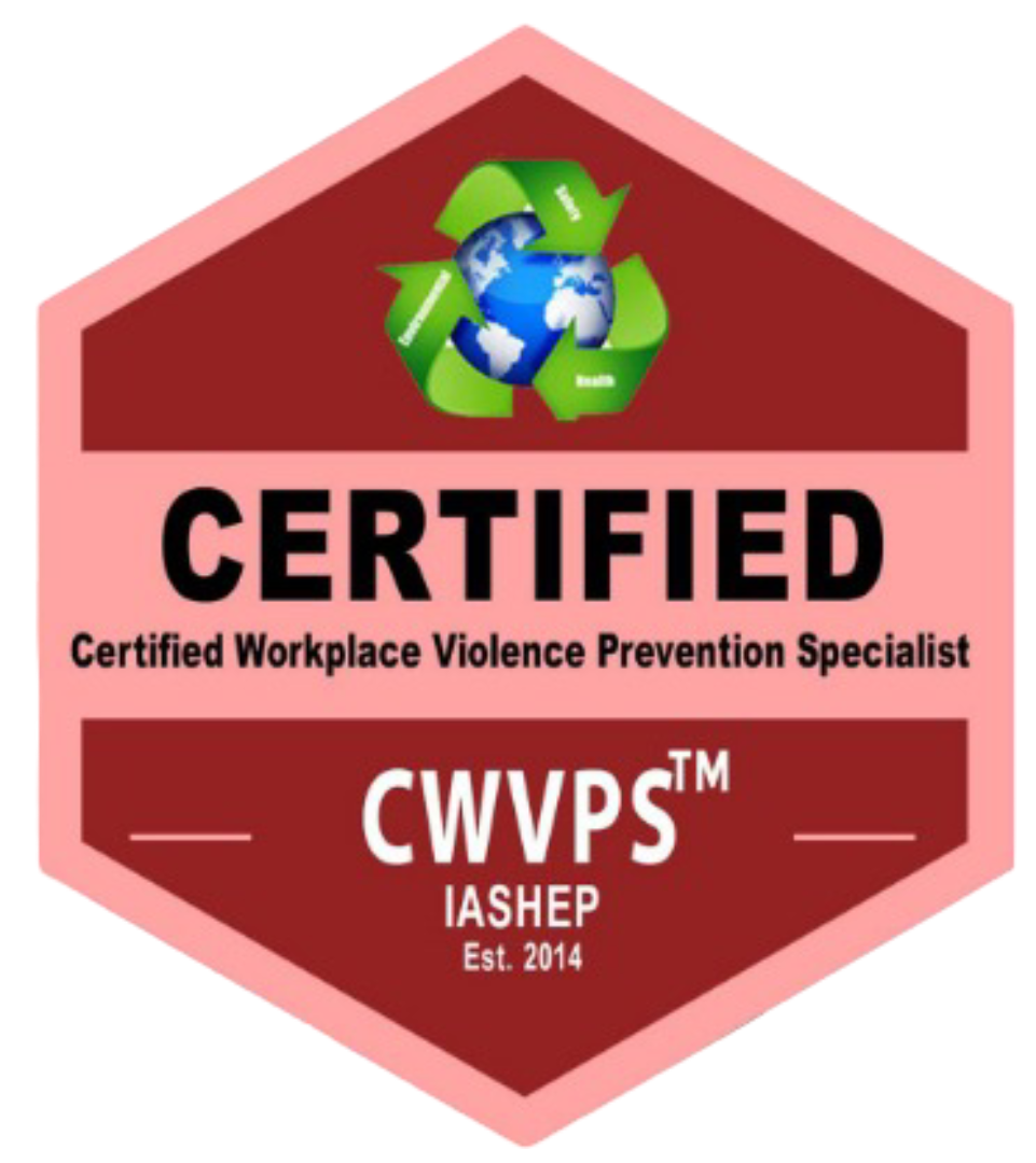 Certified Workplace Violence Supervisor and Active Shooter Specialist Badge