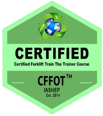 Certified Hazwoper Safety & Health Train the Trainer Badge