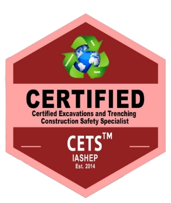 Certified Excavation and Trenching Specialist Badge
